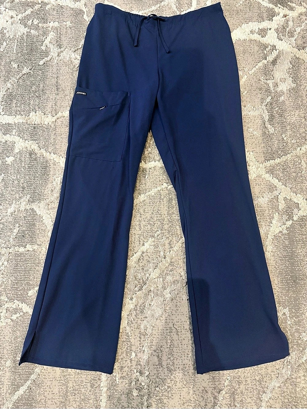 Jockey Women's Favorite Fit Cargo Scrub Pant Blue Medium. 5 available